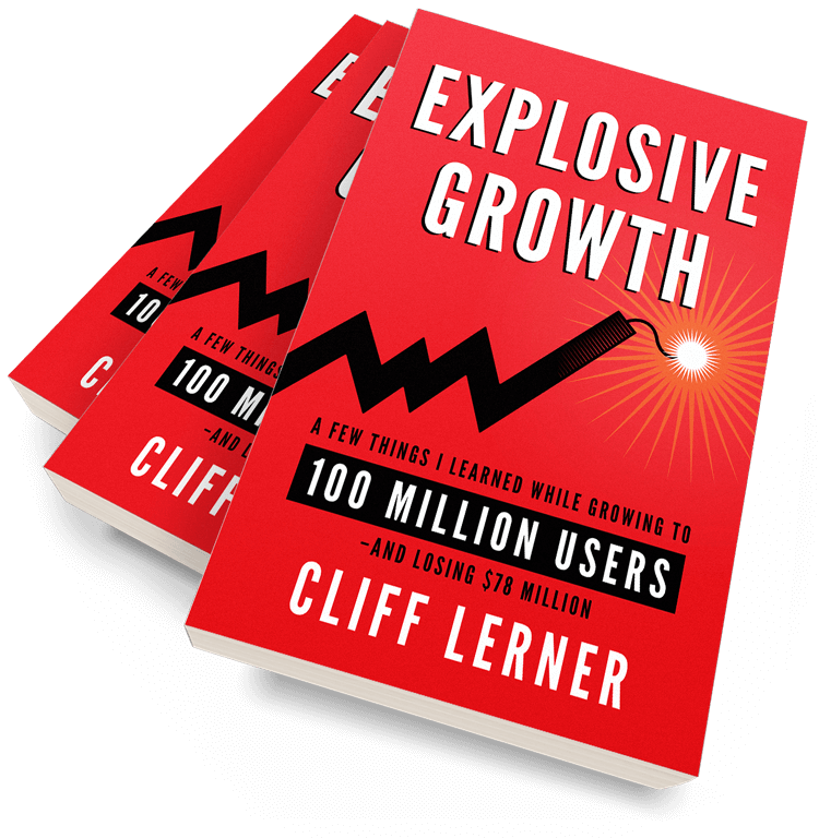 Buy Explosive Growth by Cliff Lerner on Amazon